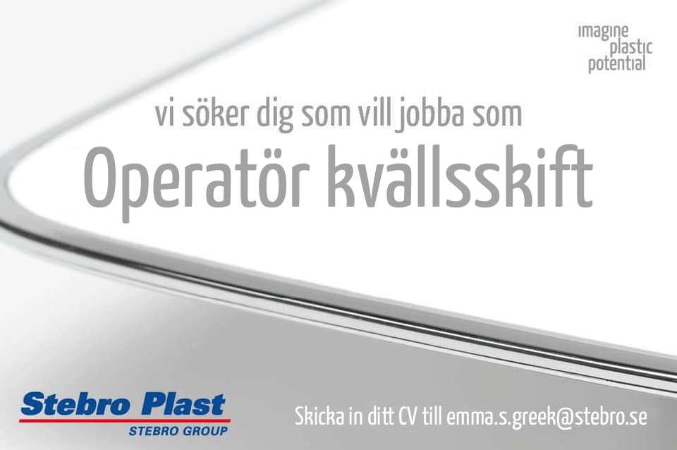 Operatör kvällsskift Operatör till kvällsskift sökes